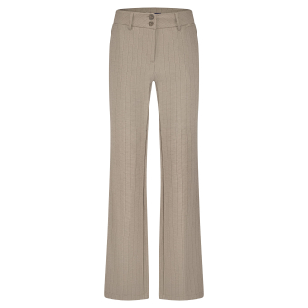 Red Button Broek Bibette Punta Pinstripe Warm Taupe