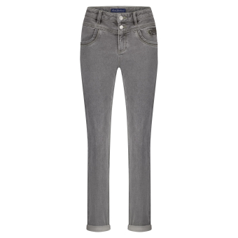 Red Button Jeans Sienna Zip Grey Denim