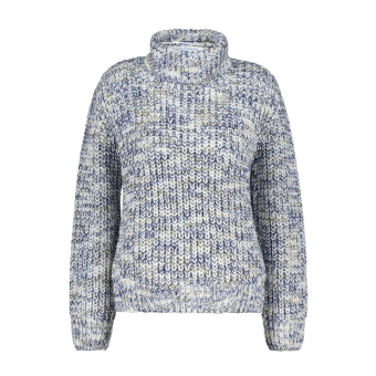 Red Button Trui Cocoon Blue