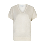 Red Button Trui Top Jerry Sparkle Pearl