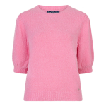 Red Button Trui Top Sweet Popcorn Pink