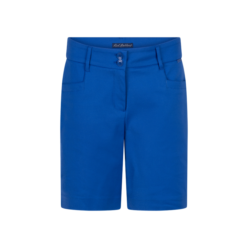 Red Button Chino Shorts Ava Cobalt