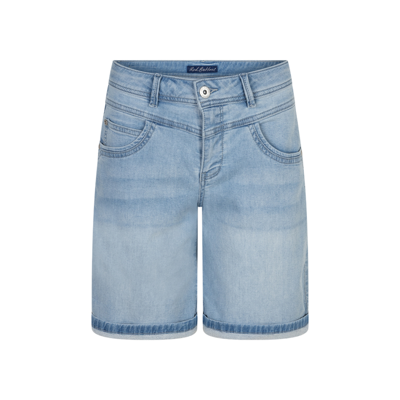 Red Button Shorts Relax Jog Bleach