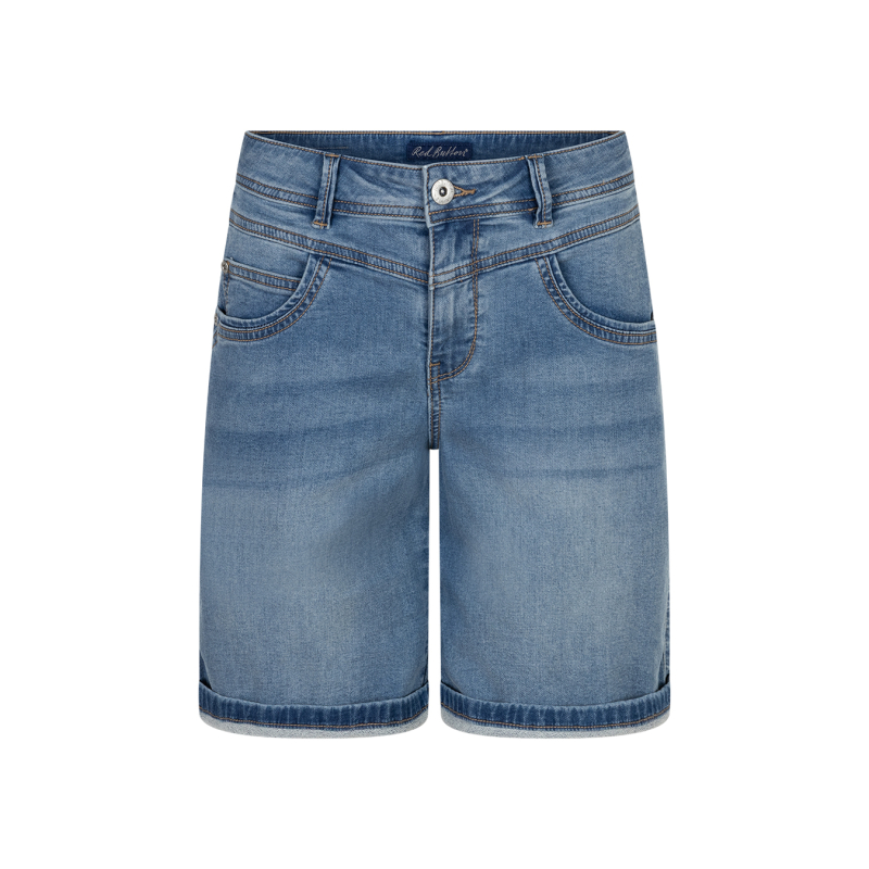 Red Button Shorts Relax Jog Mid Stone Used