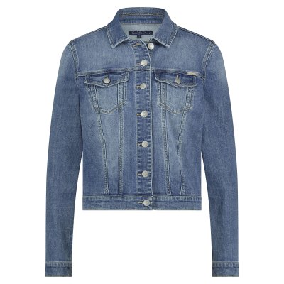 Red Button Denim Jacket Jackie Mid Stone Used Red Button Denim Jacket Jackie Mid Stone Used