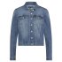 Red Button Denim Jacket Jackie Mid Stone Used