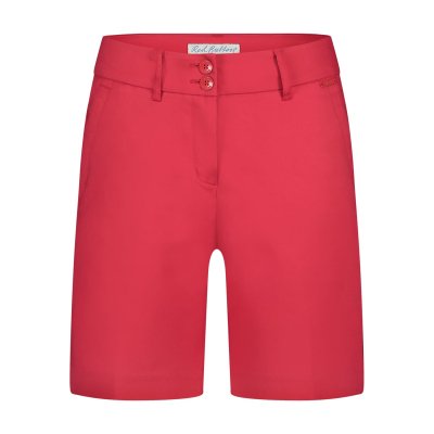 Red Button Chino Shorts Ava Red Red Button Chino Shorts Ava Red
