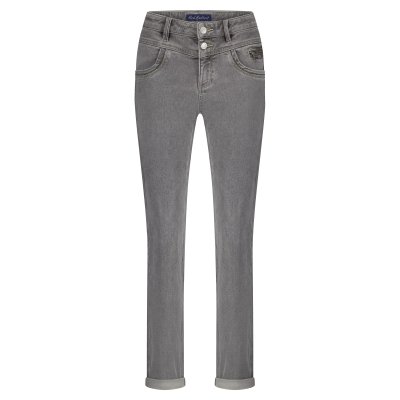 Red Button Jeans Sienna Zip Grey Denim