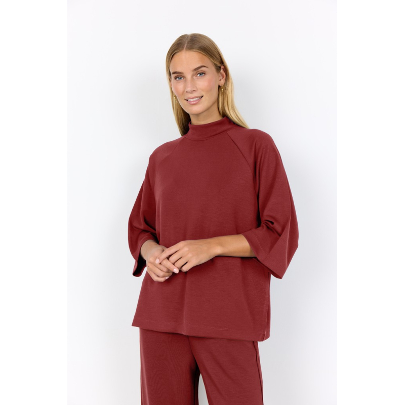 Soyaconcept Shirt Banu Madder Brown