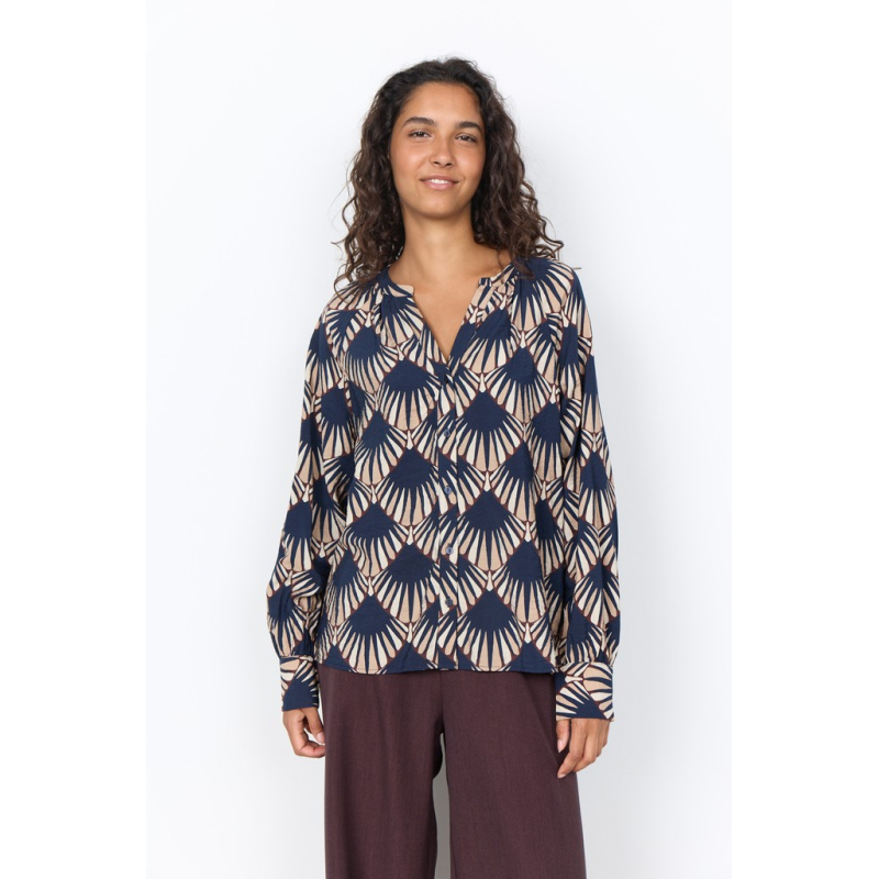 Soyaconcept Blouse Top Halin Navy