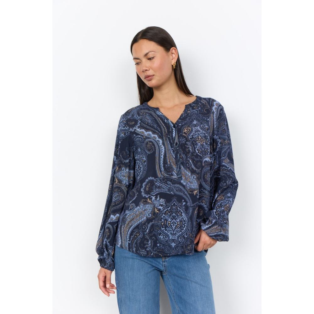 Soyaconcept Blouse Top Halna Navy