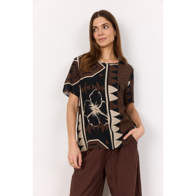 Soyaconcept Blouse Top Rosalie Hot Fudge Soyaconcept Blouse Top Rosalie Hot Fudge