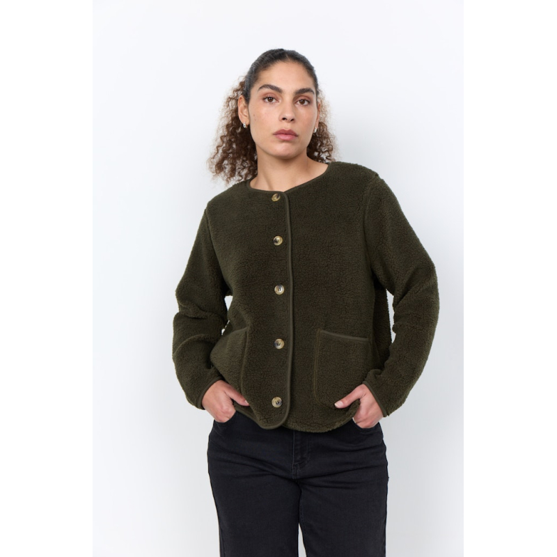 Soyaconcept Vest Onyx Forest Green