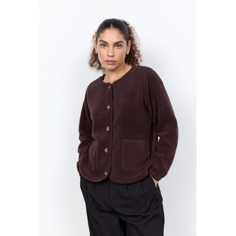 Soyaconcept Vest Onyx Chocolate Plum