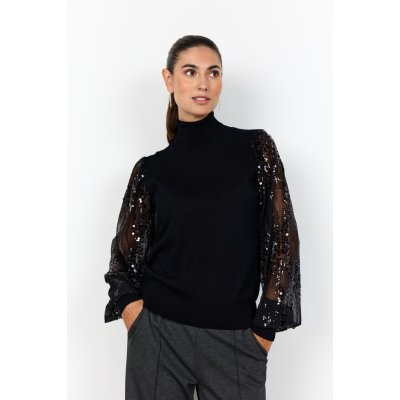 Soyaconcept Pullover Dollie Sequins Black Soyaconcept Pullover Dollie Sequins Black