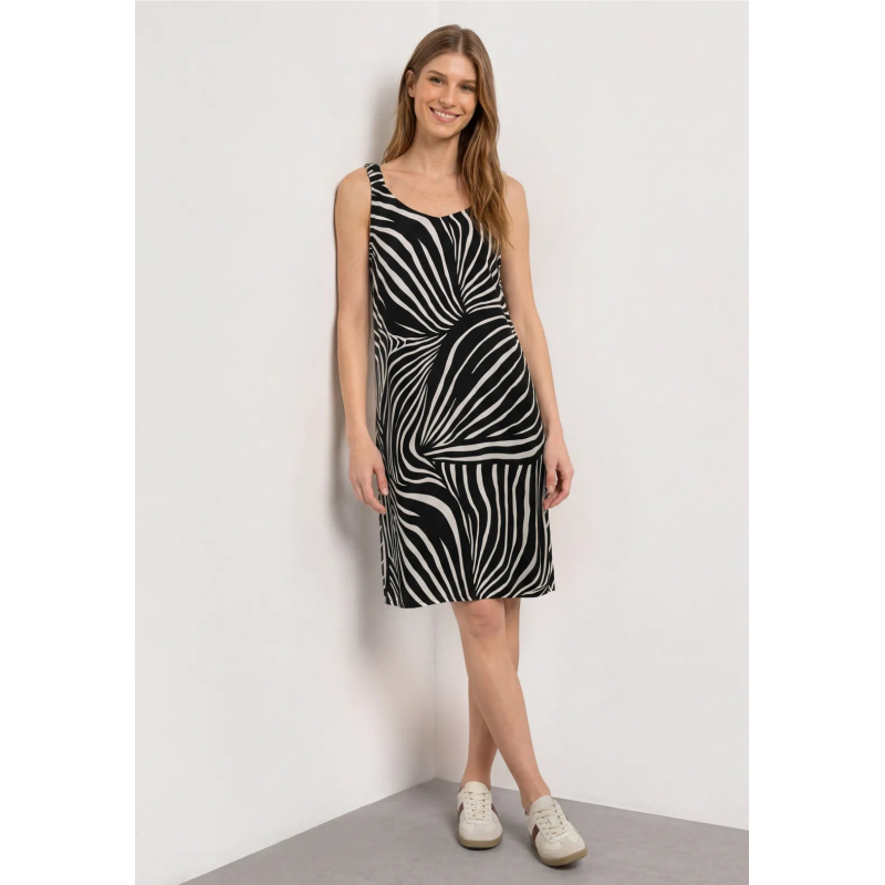 Street One Jurk Zebra Black