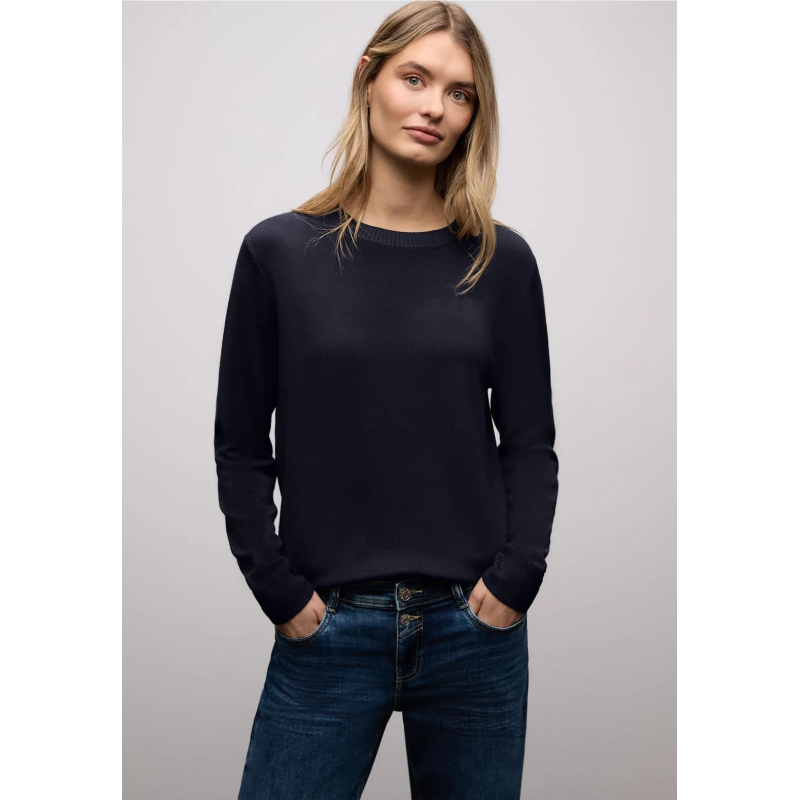 Street One Trui Deep Blue