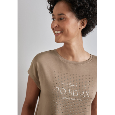 Street One T-Shirt Relax Rich Mocha