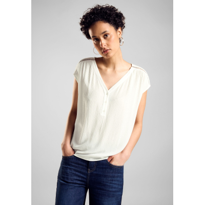 Street One Blouse Top Off White