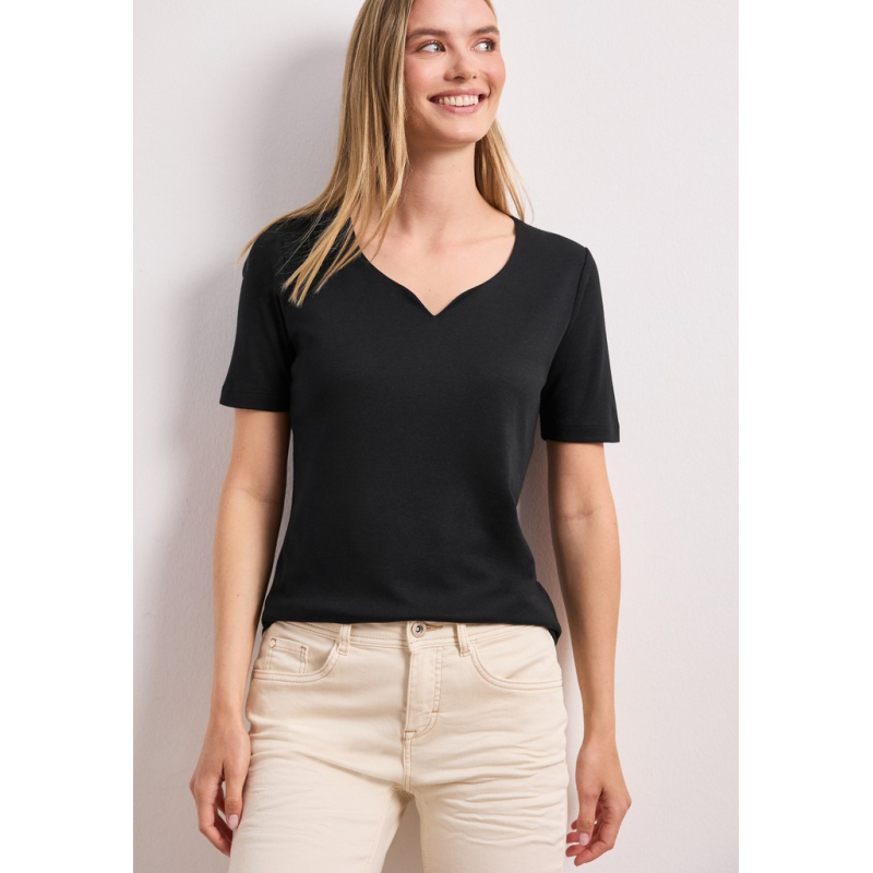 Street One Shirt Ada Heart Black