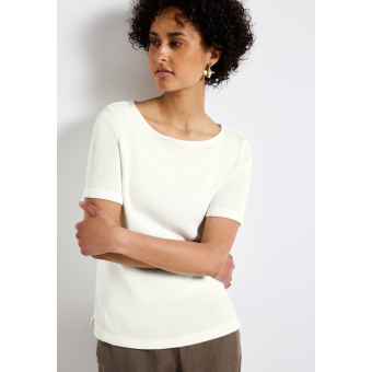 Street One Shirt Knitted Off White