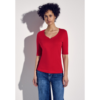Street One Shirt Ada Heart Glory Red