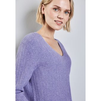 Street One Sweater Viola Lilac