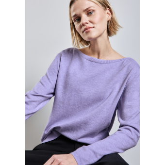 Street One Sweater Cosy Viola Lilac