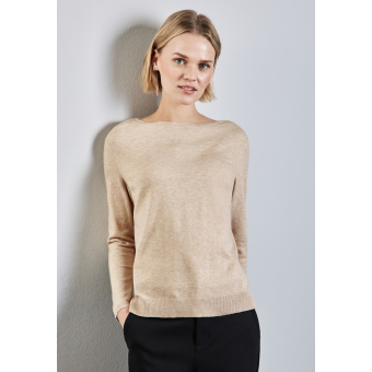 Street One Sweater Cosy Sheer Beige