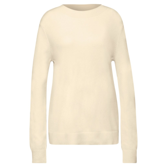 Street One Trui Rolled Soft Beige