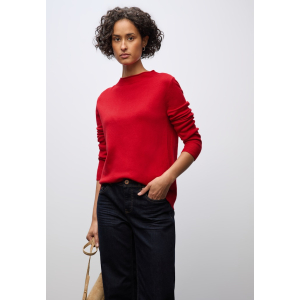 Street One Trui Rolled Racing Red