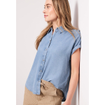 Street One Blouse Light Blue Soft Wash