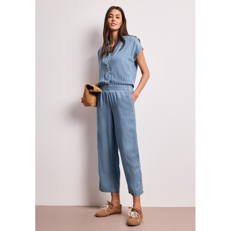 Street One Jumpsuit Light Blue Soft Wash