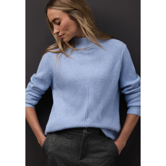 Street One Trui Cosy Frosted Blue