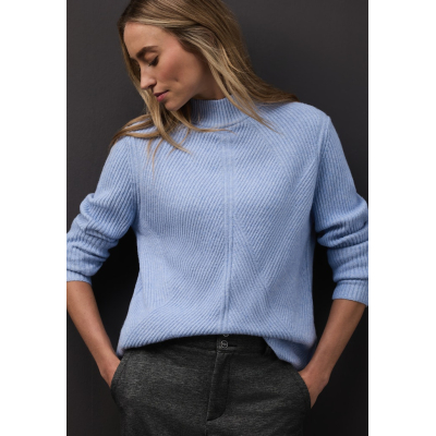 Street One Trui Cosy Frosted Blue