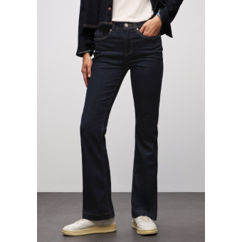 Street One Jeans Boot Rinsed Dark Blue
