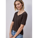 Street One Shirt Ada Heart Espresso Brown