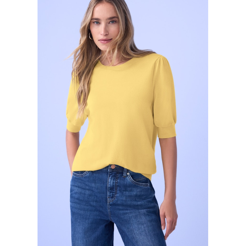 Street One Trui Bloom Yellow