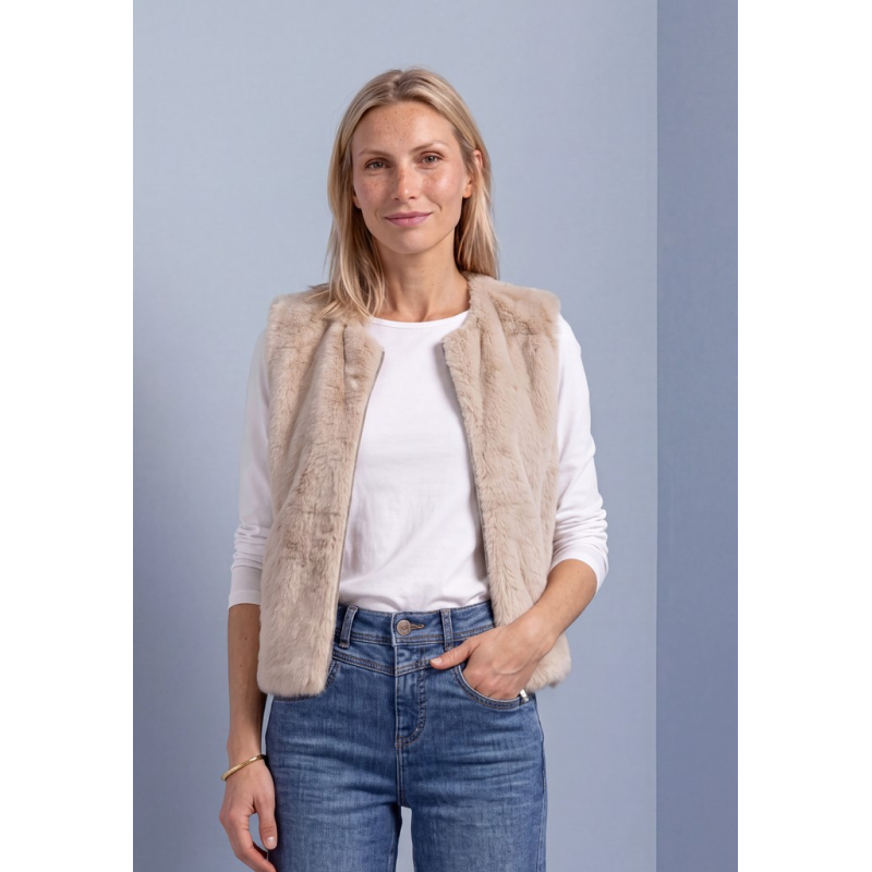 Street One Bodywarmer Clay Sand