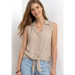 Street One Blouse Top Clay Sand