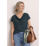 Street One Shirt Water Fall Deep Bound Green