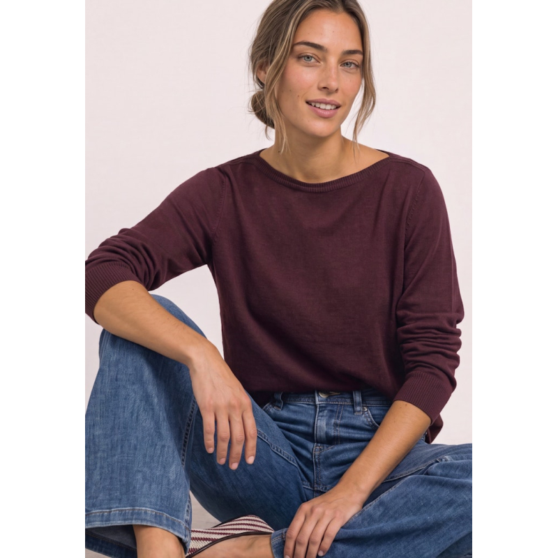 Street One Sweater Rustic Rouge