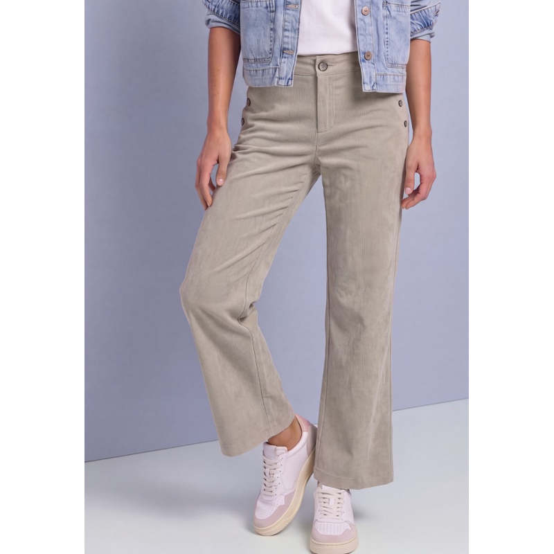 Street One Broek Amalia Corduroy Fading Sand