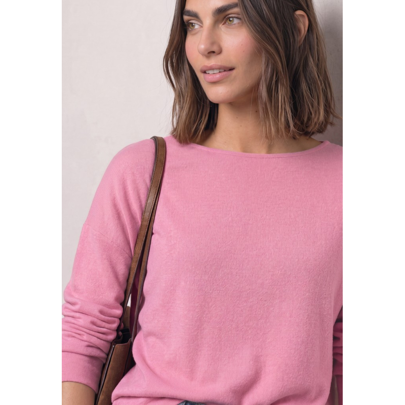 Street One Shirt Warm Blush Melange