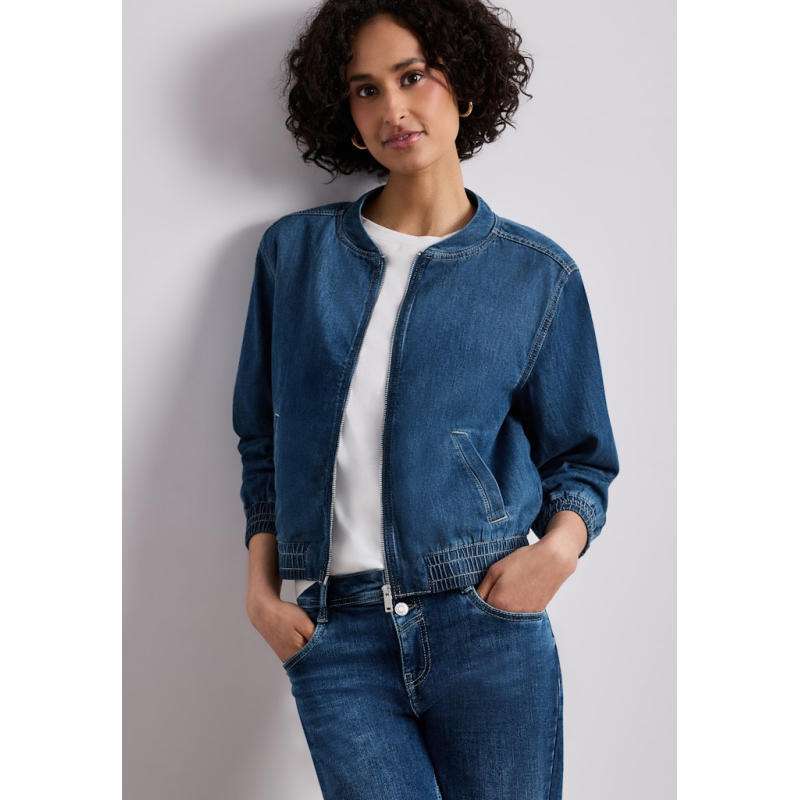 Street One Bomber Jasje Medium Blue Washed