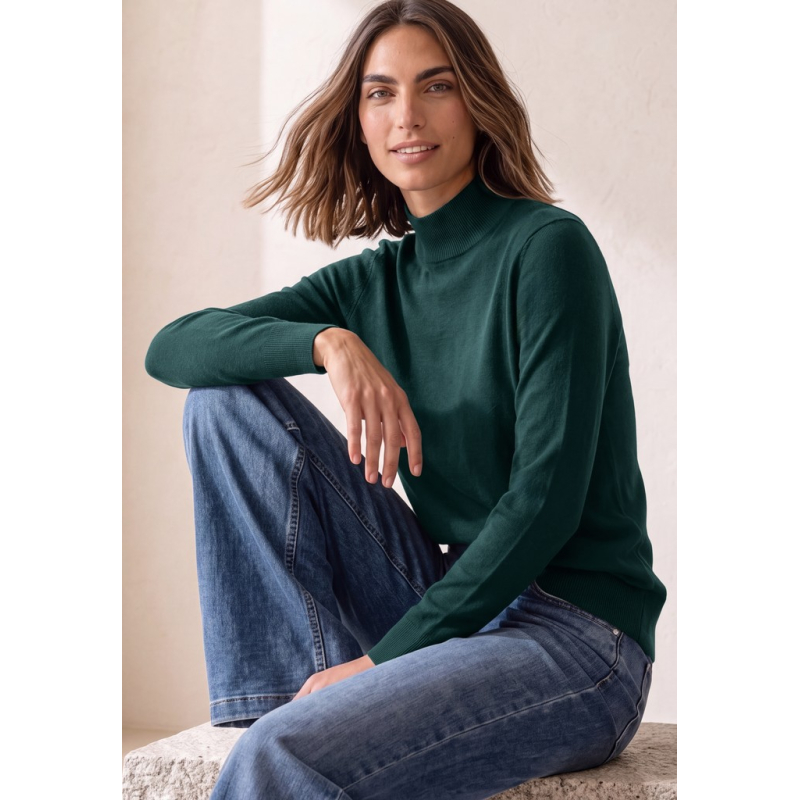 Street One Col Trui Shadow Teal