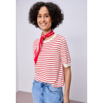 Street One Trui Top Striped Off White