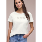 Street One T-Shirt La Vita Off White