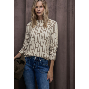 Street One Trui Fluffy Soft Beige