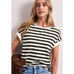 Street One Shirt Striped Espresso Brown